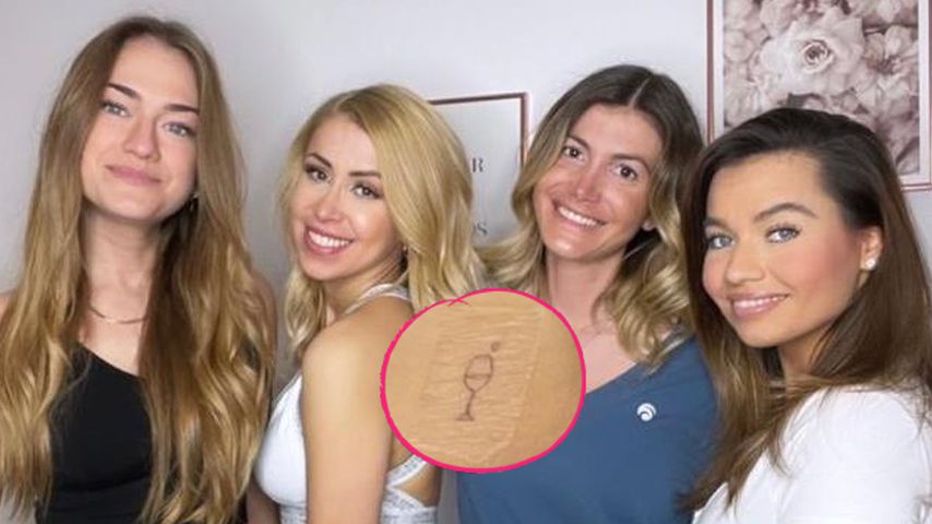Weinglas-Symbol: Das bedeutet das Tattoo der Bachelor-Girls