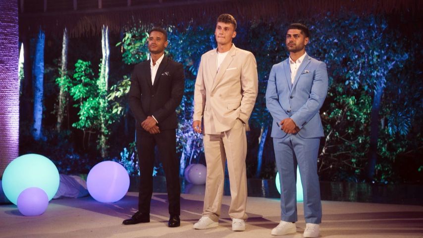 Die Bachelorette-Kandidaten Jesaia, Fynn und Adrian im Halbfinale