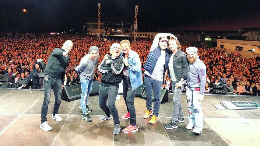 Die Pop-Band Pur bei einem ihrer Auftritte im September 2019
