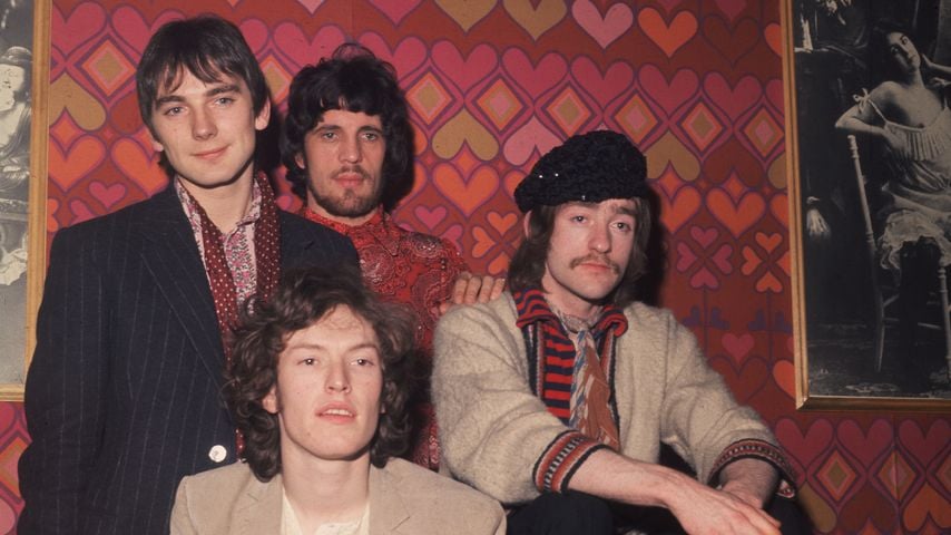Stevie Winwood, Chris Wood, Jim Capaldi und Dave Mason der Band Traffic, 1970