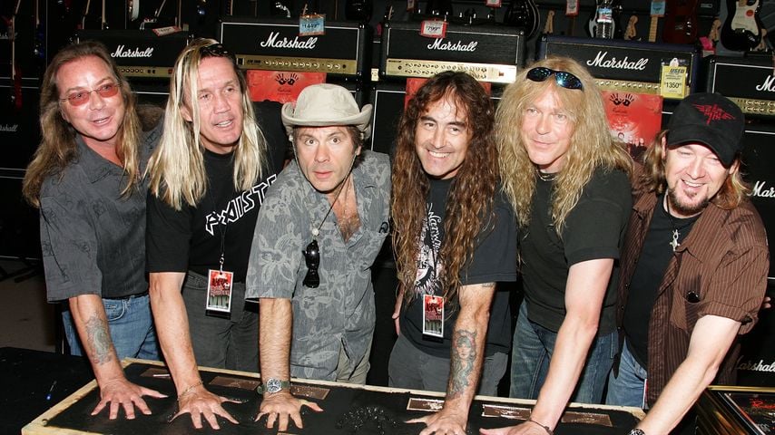 Die Bandmitglieder von Iron Maiden