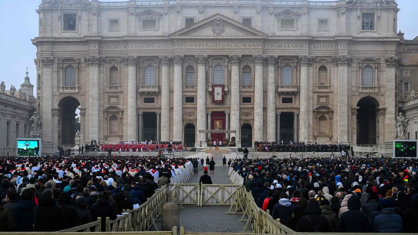 Die Beerdigung von Papst Benedikt XVI. im Januar 2023