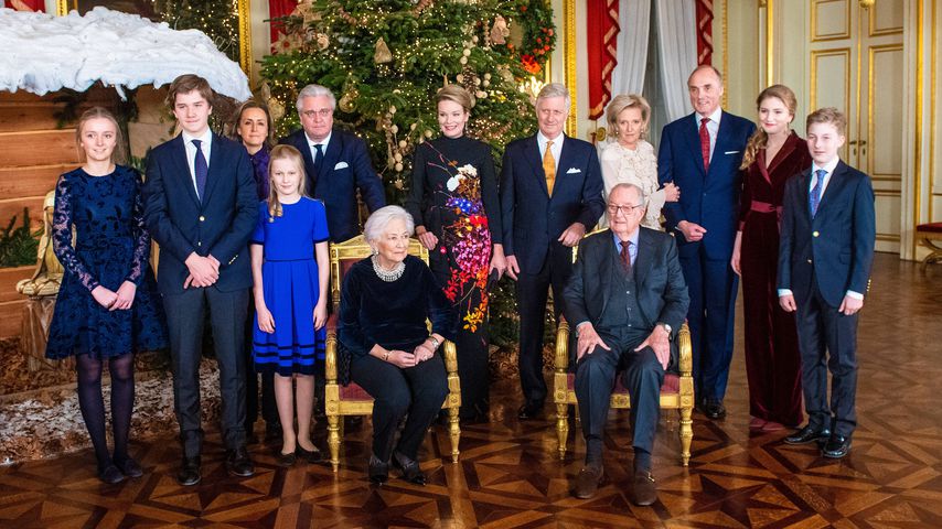 Die belgische Königsfamilie beim jährlichen Weihnachtskonzert in Brüssel