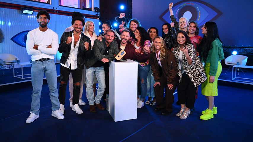 Die "Big Brother"-Bewohner und Jochen Schropp