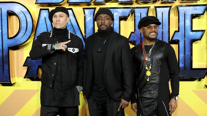 Die Black Eyed Peas bei der Premiere von "'Black Panther"