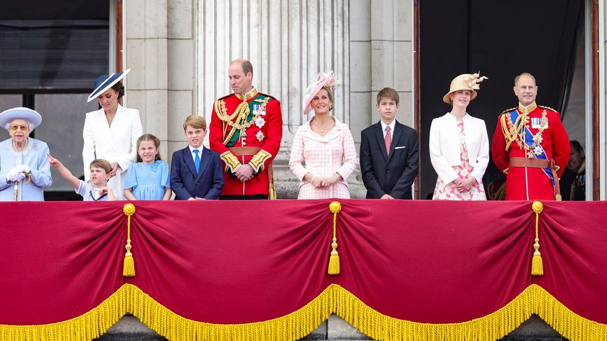 Die britischen Royals auf dem Balkon des Buckingham Palace zum Jubiläum der Queen 2022