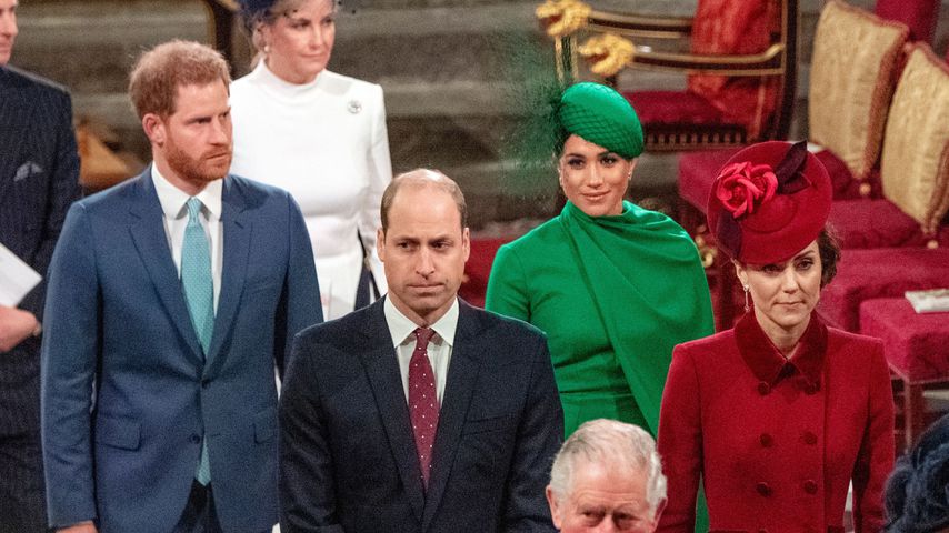Die britische Königsfamilie im März 2020