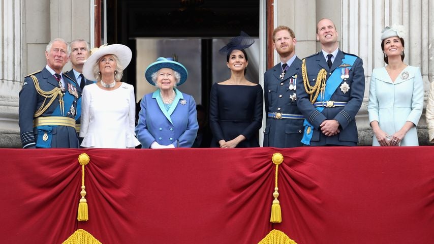 Ein Teil der britischen Königsfamilie im Juli 2018