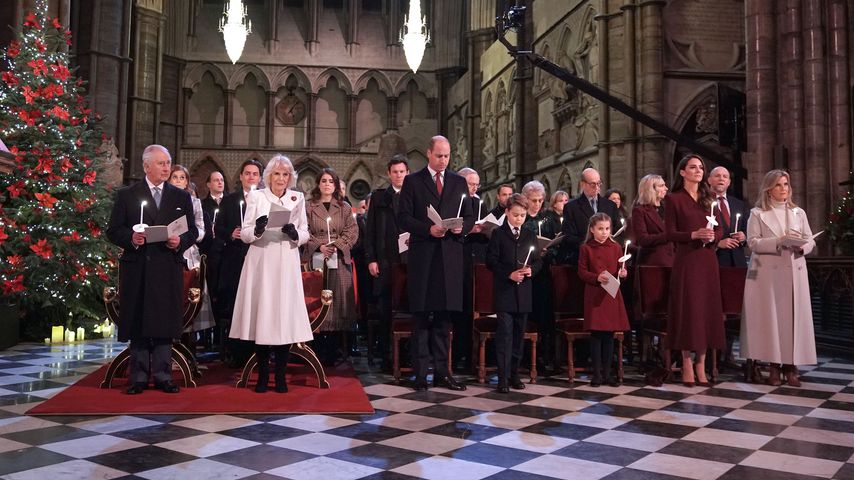 Die britische Königsfamilie beim Weihnachtskonzert in der Westminster Abbey, Dezember 2022