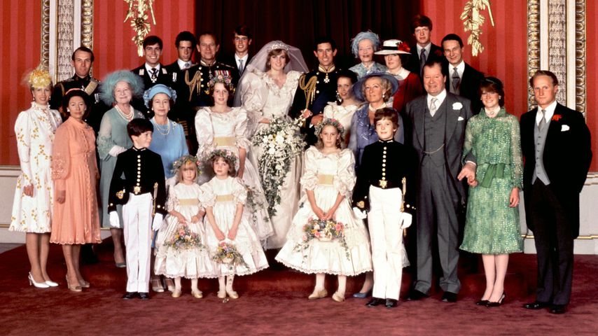 Die britische Royal-Familie im Jahr 1981
