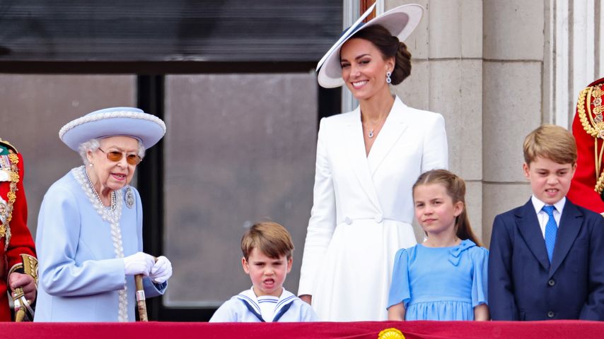 Die britischen Royals auf dem Balkon des Buckingham Palace im Juni 2022