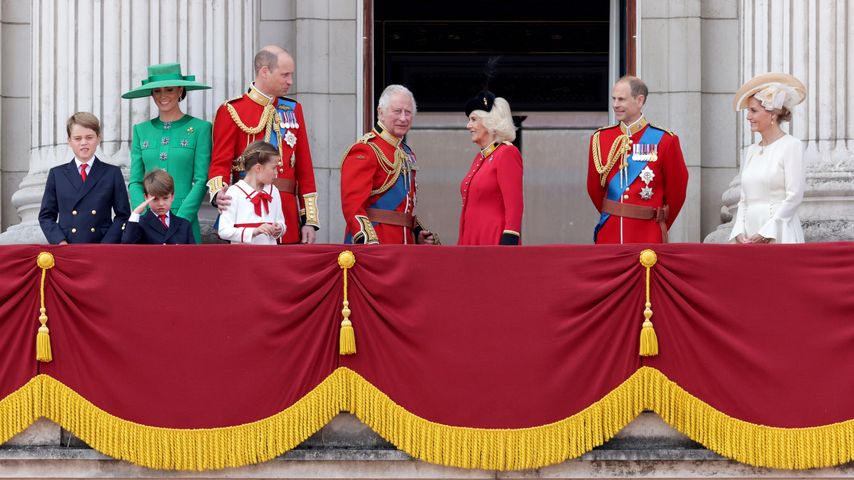 Die britischen Royals auf dem Balkon des Buckingham Palace im Juni 2023