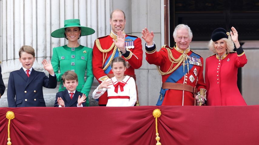 Die britischen Royals auf dem Balkon des Buckingham Palace im Juni 2023