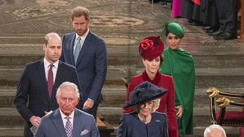 Die britischen Royals bei der jährlichen Commonwealth-Zeremonie, März 2020
