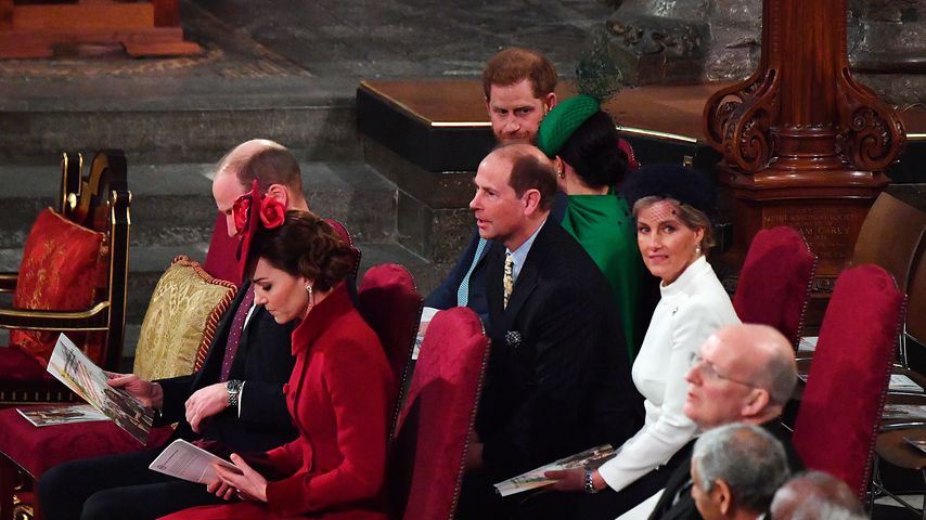 Die britischen Royals bei einem Gottesdienst in Westminster Abbey