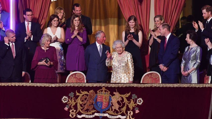 Die britischen Royals beim Geburtstag von Queen Elizabeth II. in der Royal Albert Hall