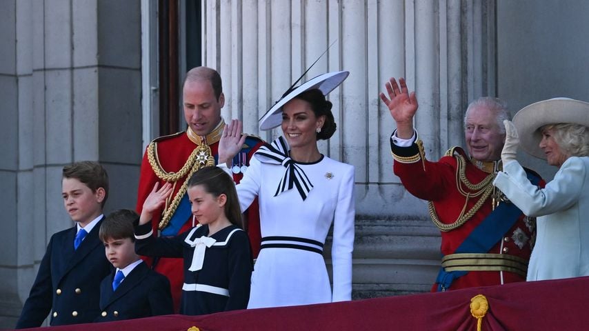 Die britischen Royals beim Trooping the Colour 2024