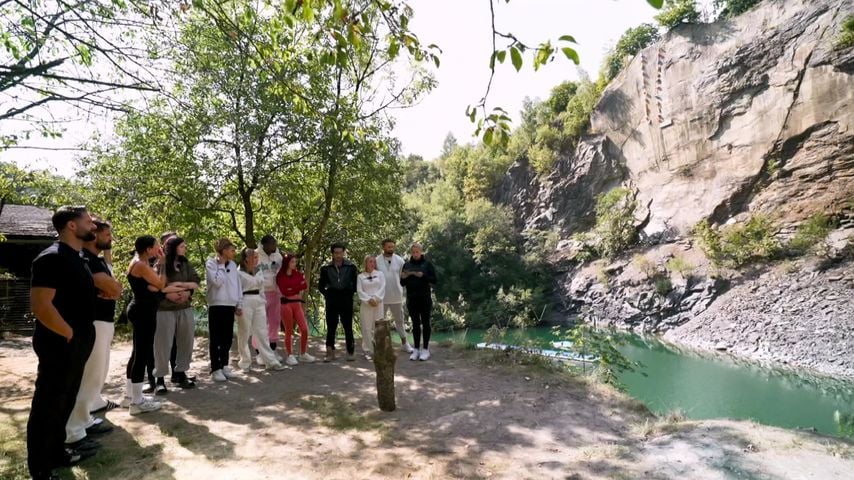 Die "#CoupleChallenge"-Kandidaten kurz vor dem Spiel, 2026
