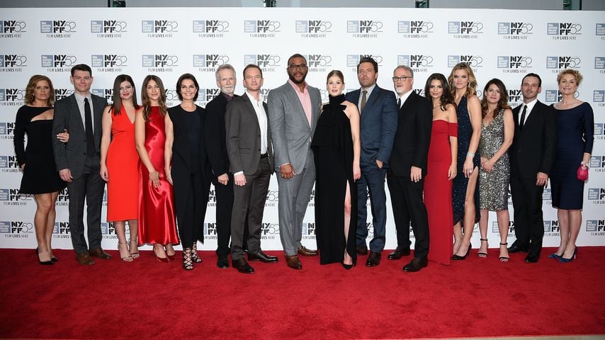 Die Crew des Films "Gone Girl" bei der Premiere in New York City 2014