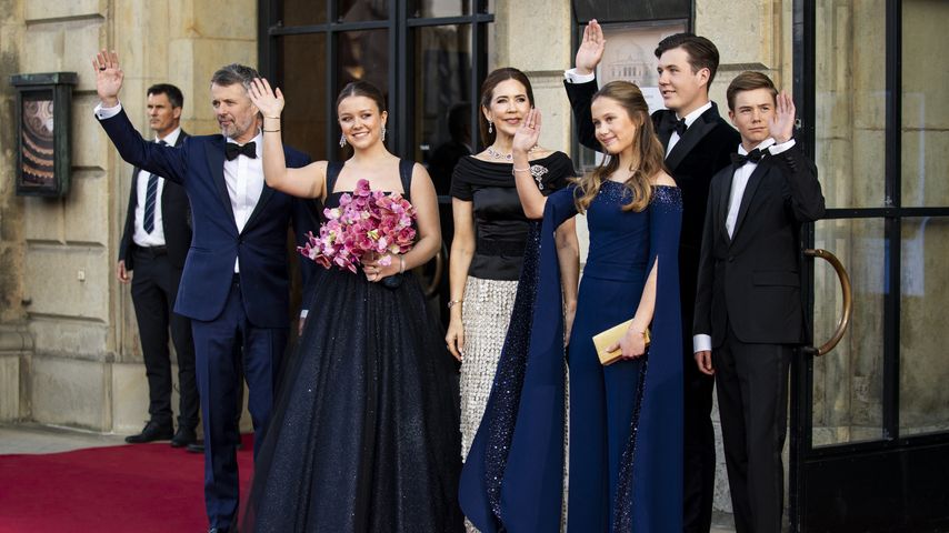 Die dänischen Royals an Prinzessin Isabellas 18. Geburtstag, April 2025