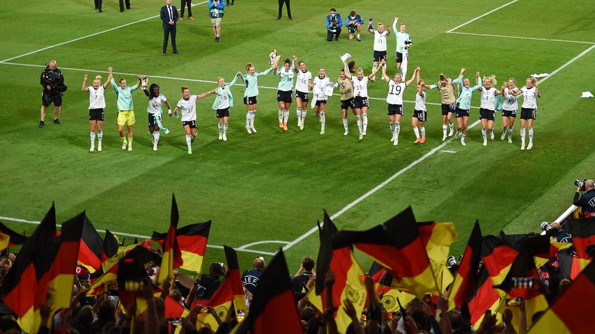 Die deutsche Fußballnationalmannschaft im Halbfinale der EM 2022