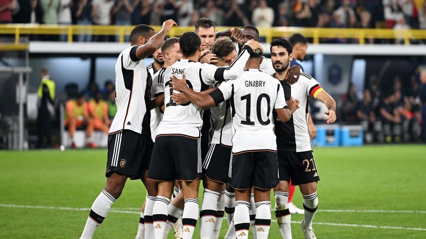 Die DFB-Elf beim Spiel gegen Frankreich im September 2023