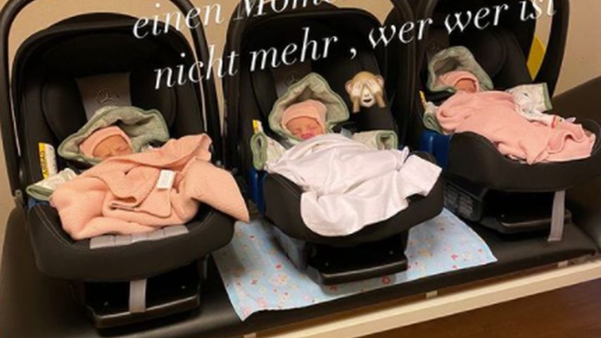 Die Drillinge von Anna-Maria Ferchichi und Bushido