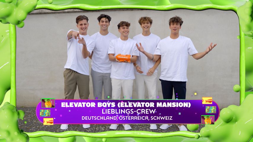 Die Elevator Boys bei den Kids' Choice Awards