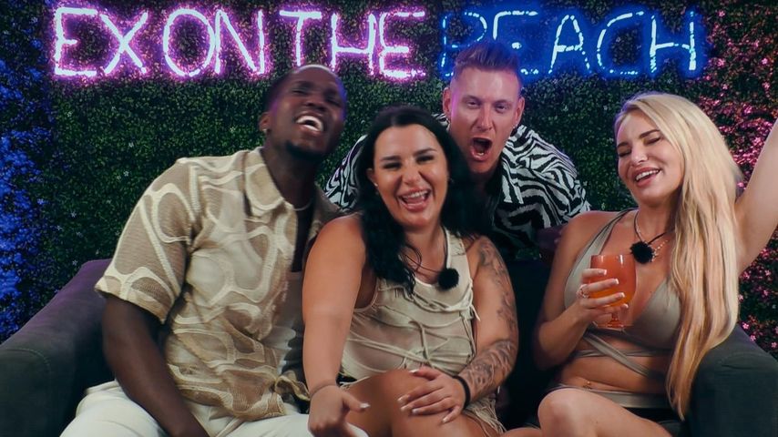 Die "Ex on the Beach"-Kandidaten Joshua, Sahel, Calvin und Franzi