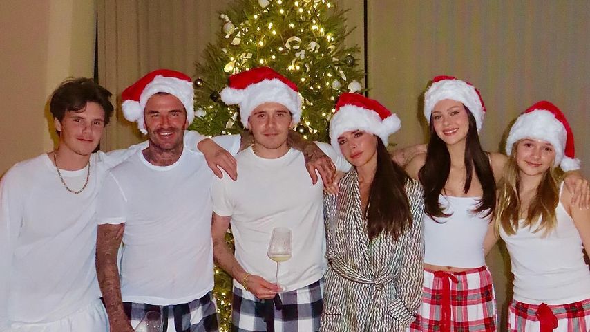 Die Familie Beckham an Weihnachten 2023