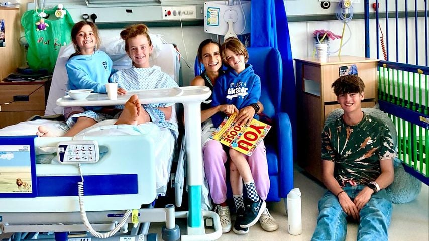 Die Familie von Christopher Evans, August 2025