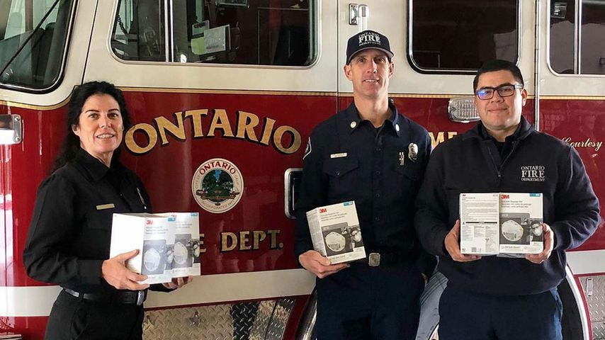 Die Feuerwehr von Ontario bei Los Angeles 2020