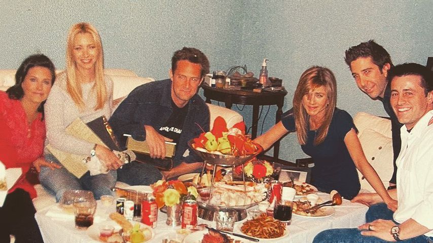 Die "Friends-"Stars am letzten Drehtag der Serie im Januar 2004