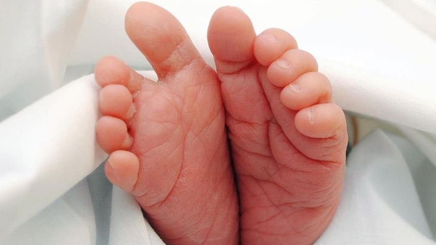 Die Füße des Babys von Reality-TV-Star Sammie Cimarelli