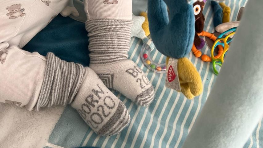 Die Füße von Sebstian Fitzeks Baby, Februar 2025