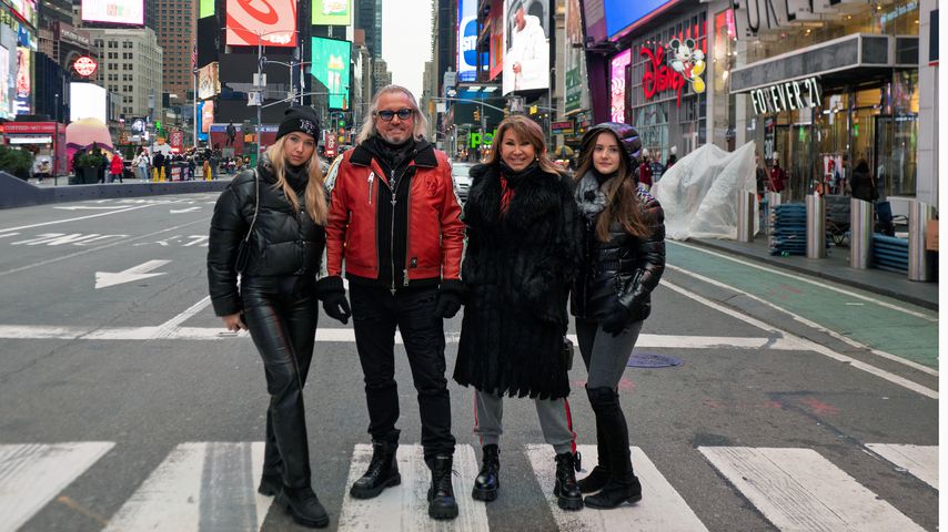 Die Geissens auf dem Times Square in New York City