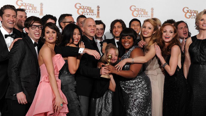 Die "Glee"-Besetzung bei der 68. Verleihung der Golden Globes