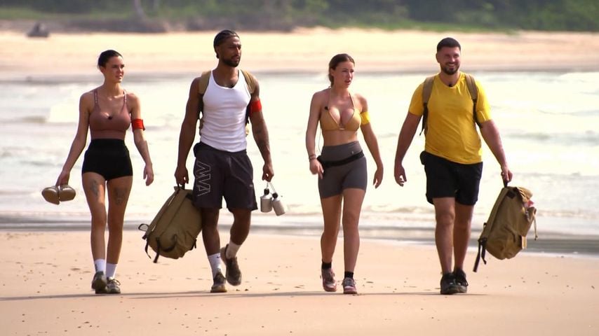 Die "Good Luck Guys"-Kandidaten Nelly, Calvin, Nadja und Maurice