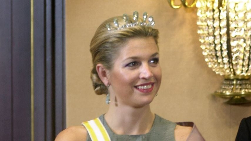 Die heutige Königin Máxima bei einem Staatsbesuch von Spanien in Holland im Jahr 2001