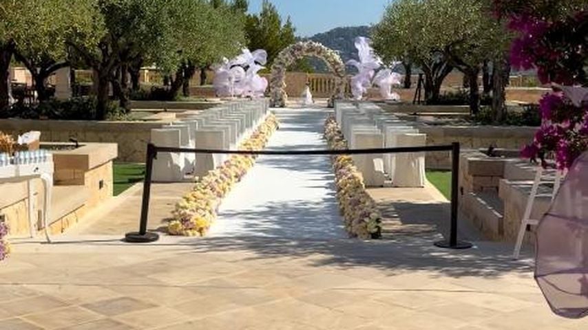 Ein Blick auf die Hochzeitlocation von Steff Jerkel und Peggy Jerofke, Juni 2026
