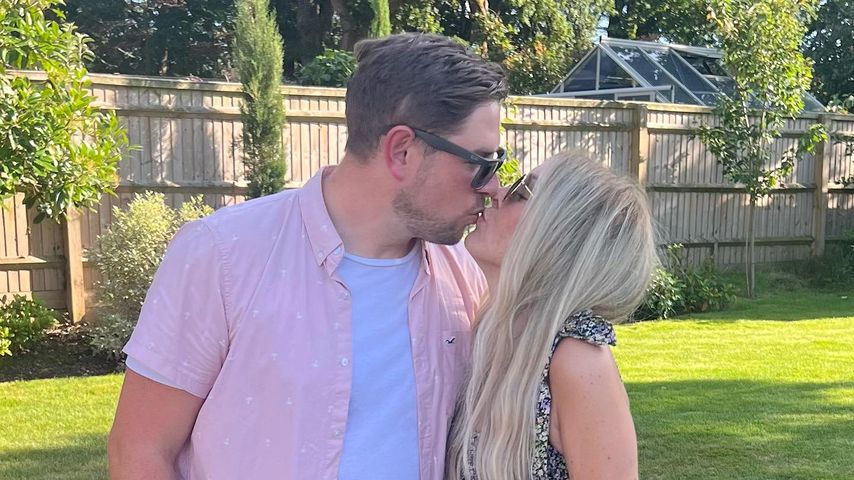 Die Influencerin Nicky Newman mit ihrem Mann