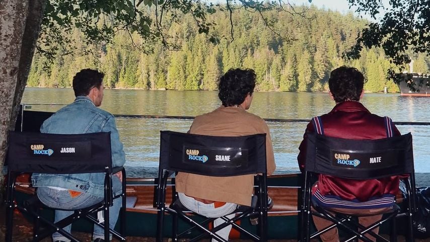 Die "Jonas Brothers" am Set vom "Camp Rock 3"