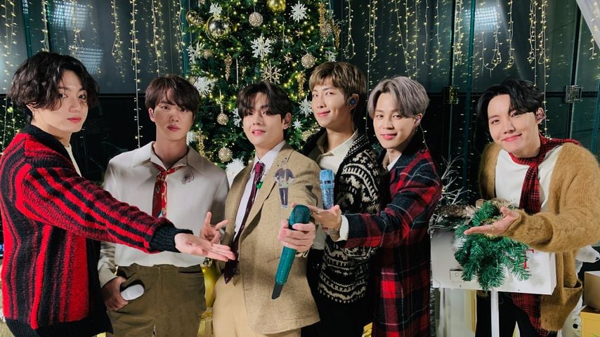 BTS hinter den Kulissen von "The Disney Holiday Singalong", 2020