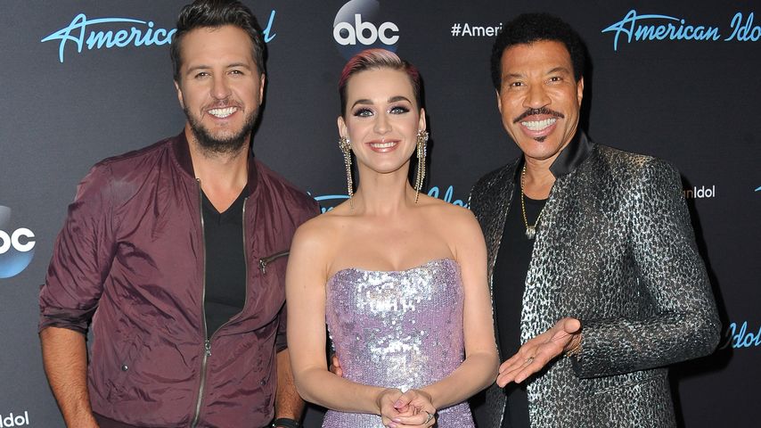 Die Jury von "American Idol" während eines Pressetermins