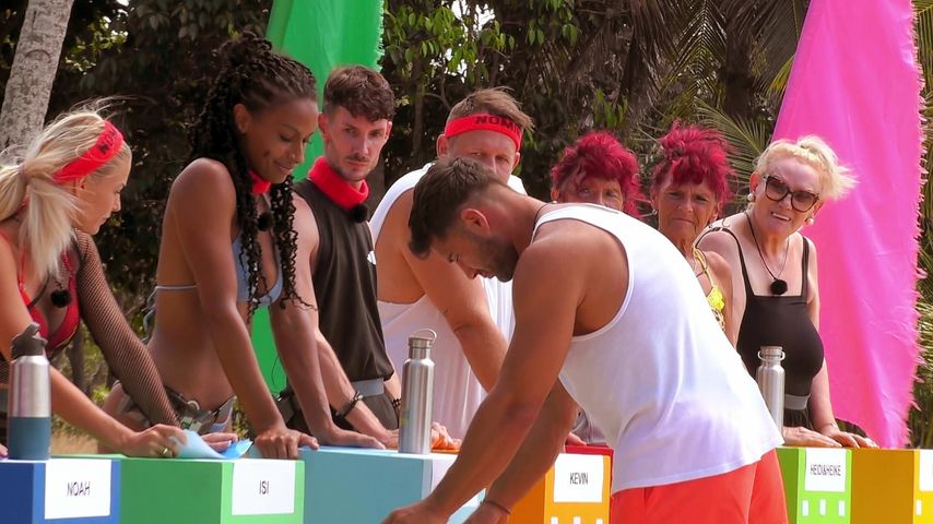 Die "Kampf der Realitystars"-Kandidaten beim Safety-Spiel