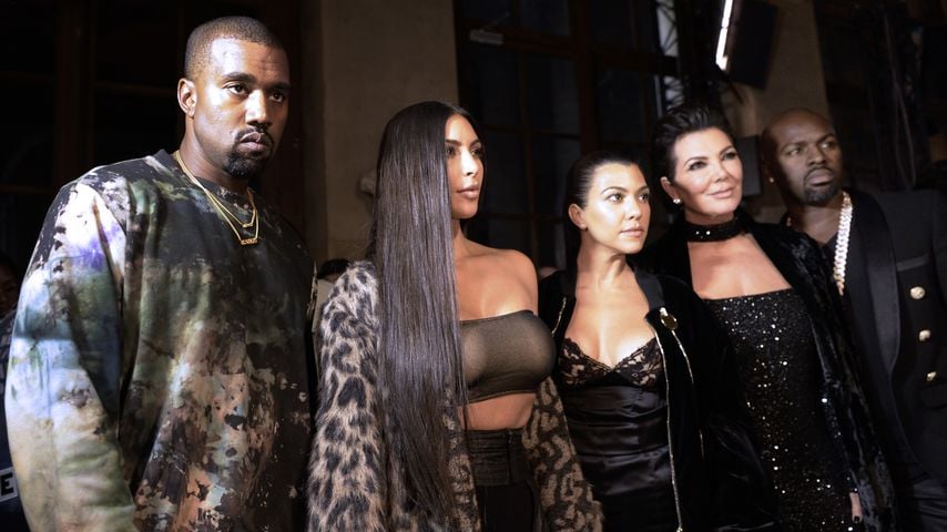 Kanye West, Kim Kardashian, Kourtney Kardashian, Kris Jenner und Corey Gamble, 2016