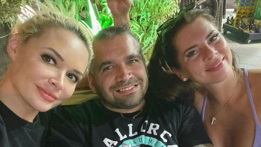 Daniela und Tobias Katzenberger mit Jenny Frankhauser