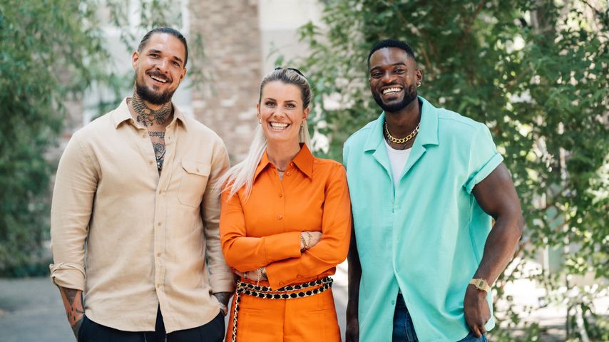Die "Köln 50667"-Stars Zico Banach, Pia Tillmann und Jossy Luzayadio