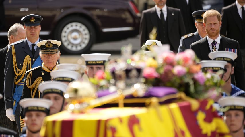 Durch London: Letzte Prozession zu Ehren von Queen Elizabeth