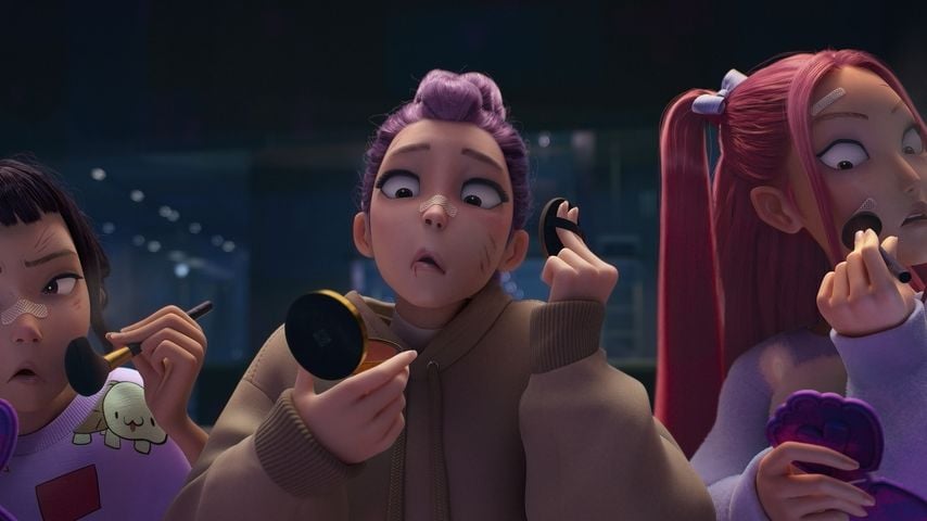 Zoe, Rumi und Mira im Film "KPop Demon Hunters"